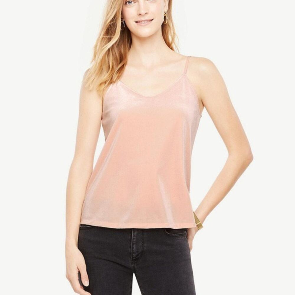 Ann Taylor Velvet Pink Women Medium Tank BRAND NEW WITH TAGS